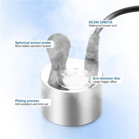 Mist Maker, Upgraded Fogger Water Fountain Pond Fog Machine Atomizer - Picture 2 of 7